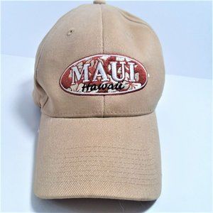 Vintage Maui Hawaii Ball Cap Embroidered Baseball Hat Hawaiian Headwear Tropical